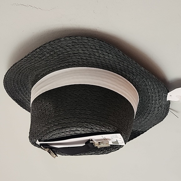 Time and tru panana hat with ribbon trim and Travel Clip - Picture 4 of 8